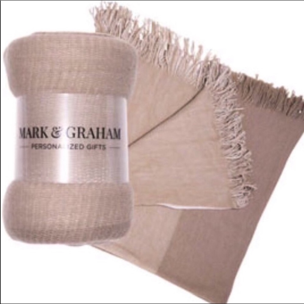 Mark & Gresham Colorblock Throw